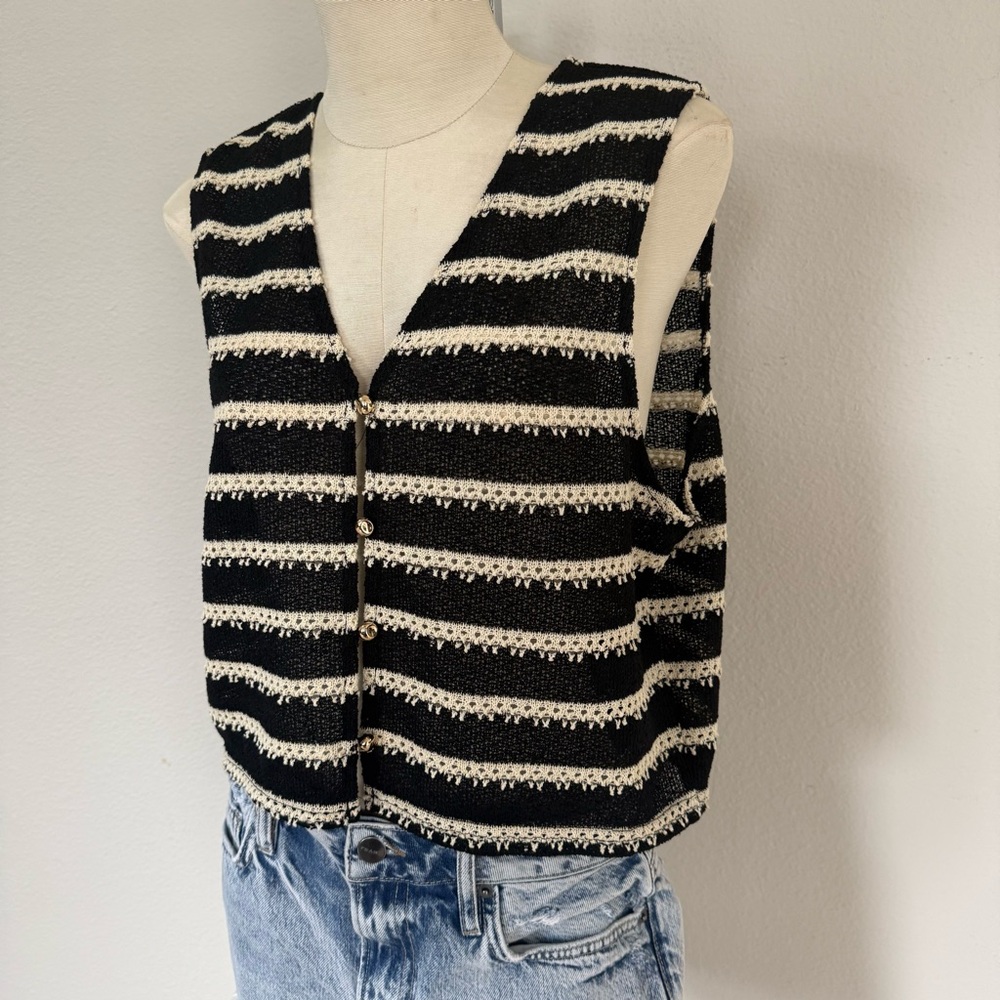 Striped Vest Top - Picture 2 of 7